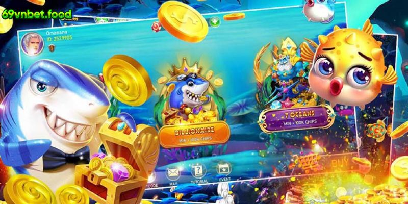 Các loại cá và tỷ lệ thưởng trong tựa game